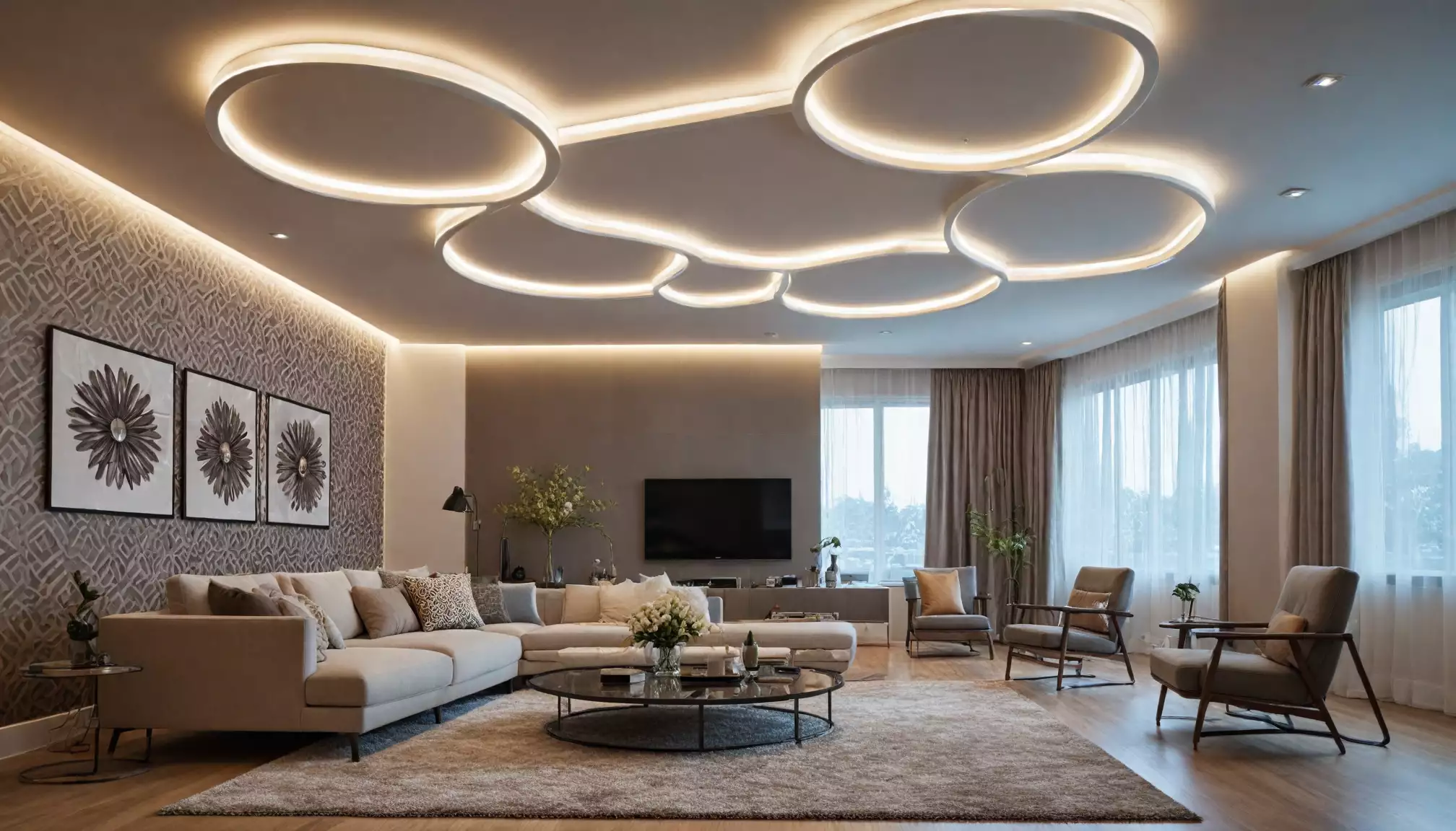 Nowoczesne trendy i wzory w sufitach podwieszanych